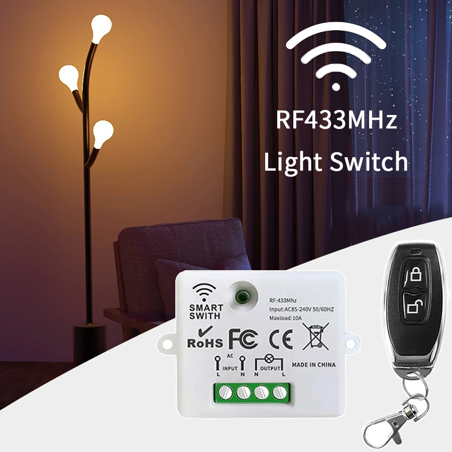 Smart Accessories - RF 433MHz Wireless Remote Control Switch
