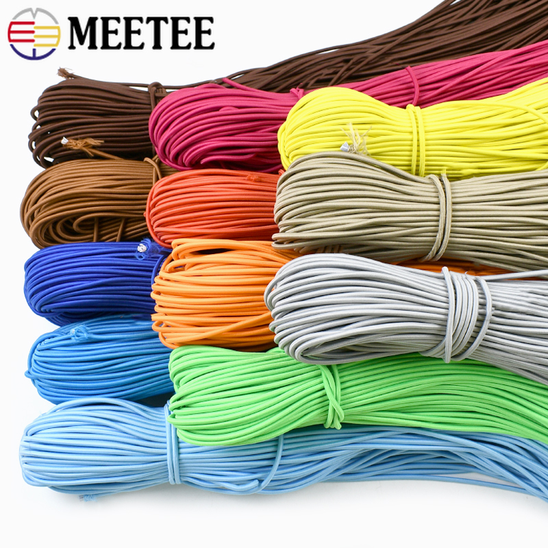 Milanaise Mesh Band - 10/20/30Meters 3mm Colorful Elastic Cord for