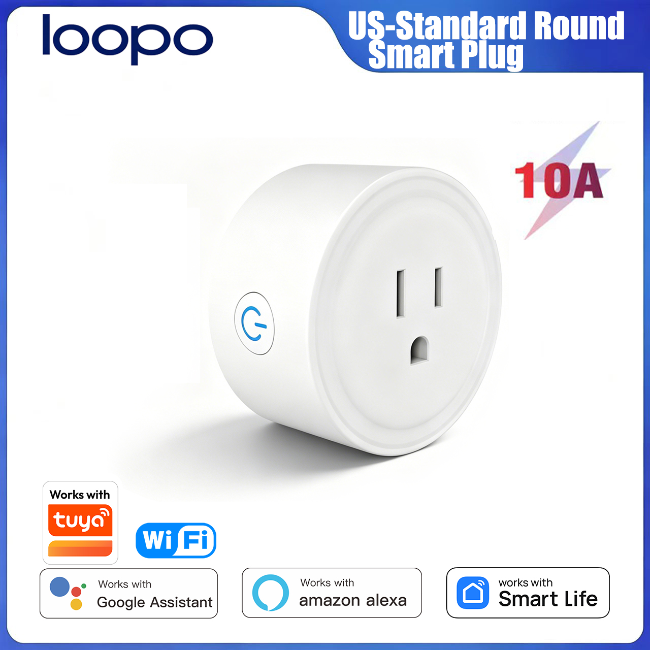 Tuya WiFi US Round 10A Smart P - Smart Accessories review and price