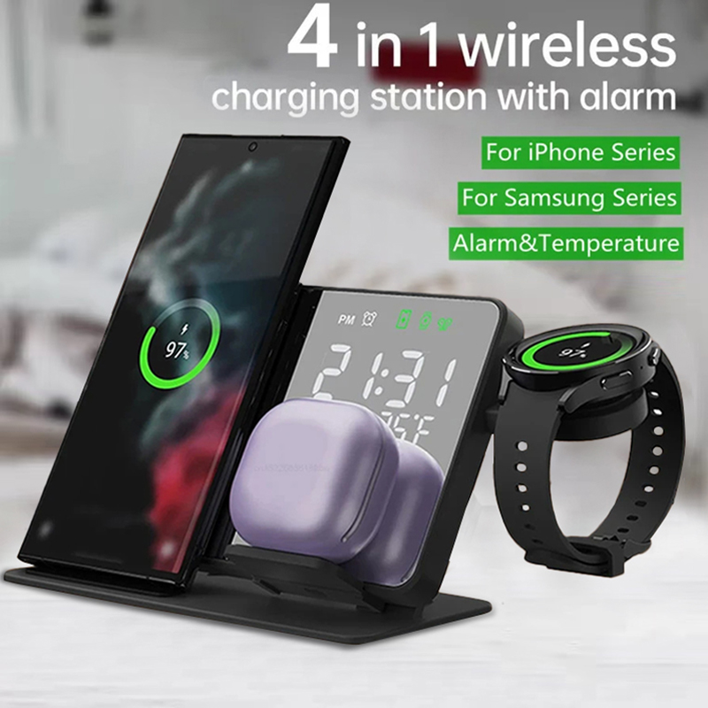 Wireless Charger Alarm Clock S - Wireless Charger Watch review and price