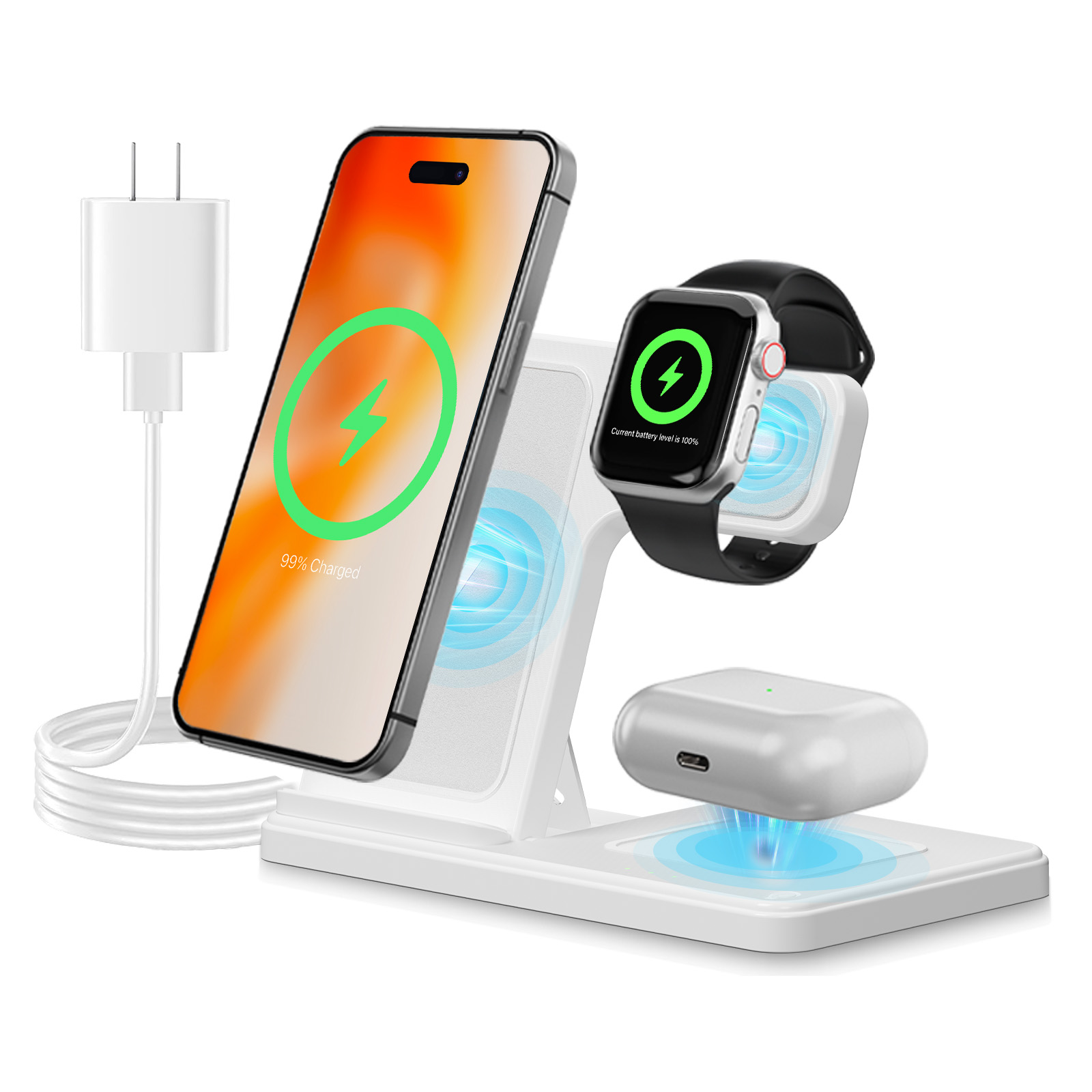 15W Magnetic Wireless Charger  - Wireless Charger Watch review and price