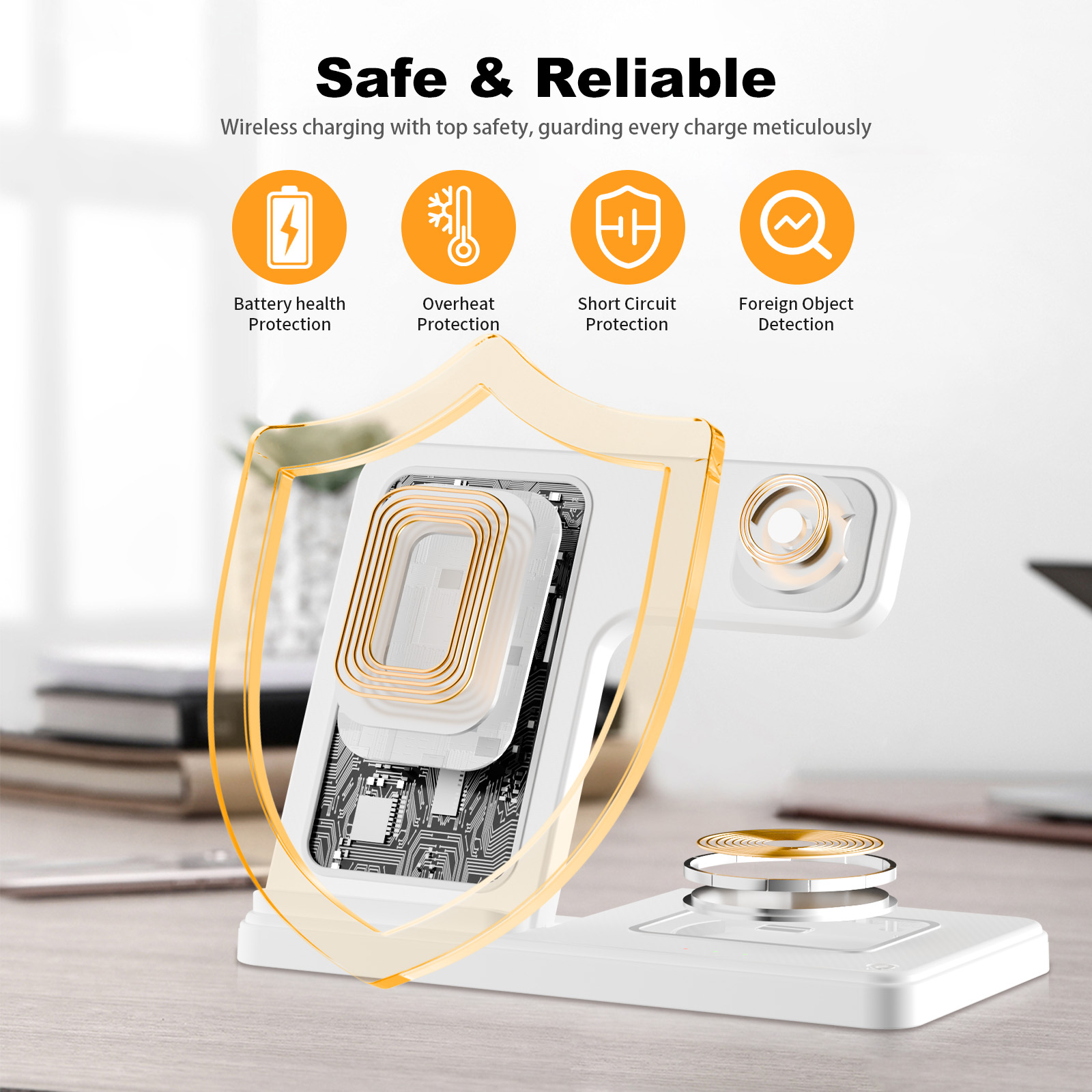 15W Magnetic Wireless Charger  - Wireless Charger Watch review and price