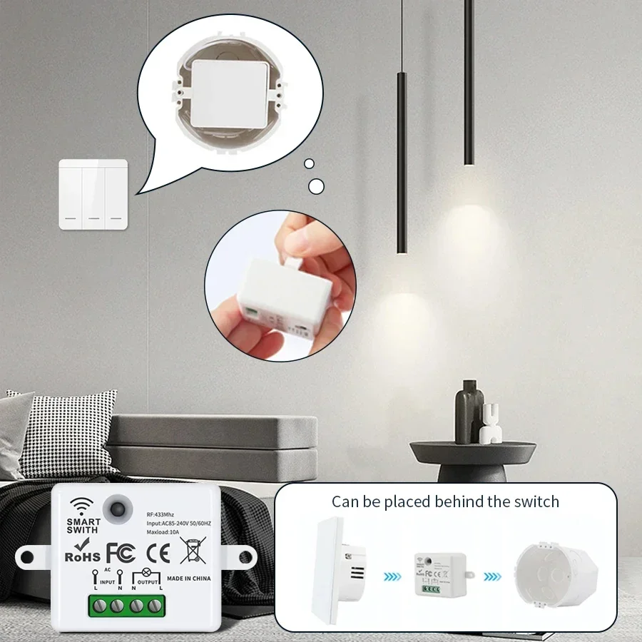 RF 433MHz Wireless Remote Cont - Smart Accessories review and price