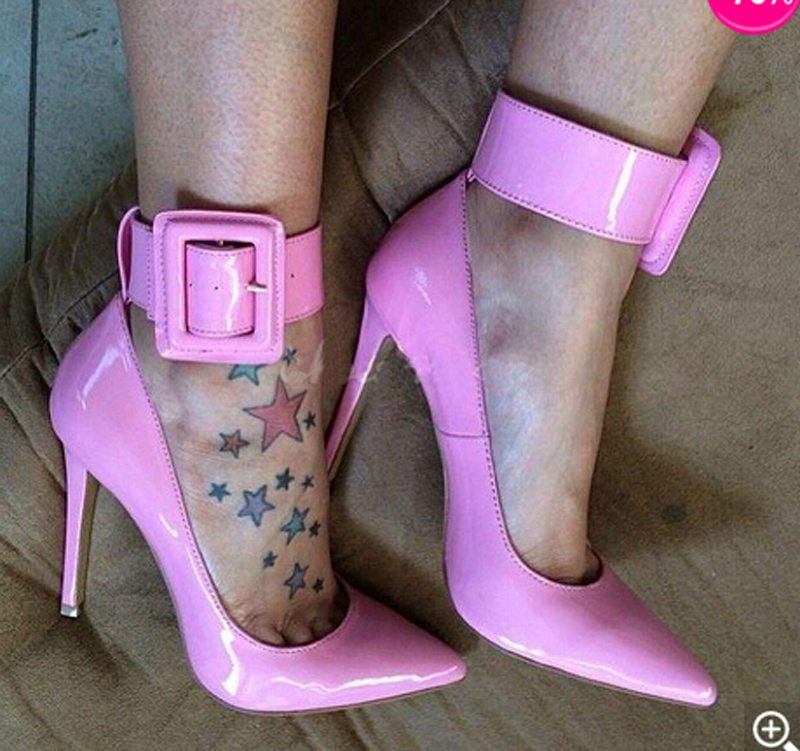 Ladies Charming Pink Patent Le - Leather Classic Strap review and price