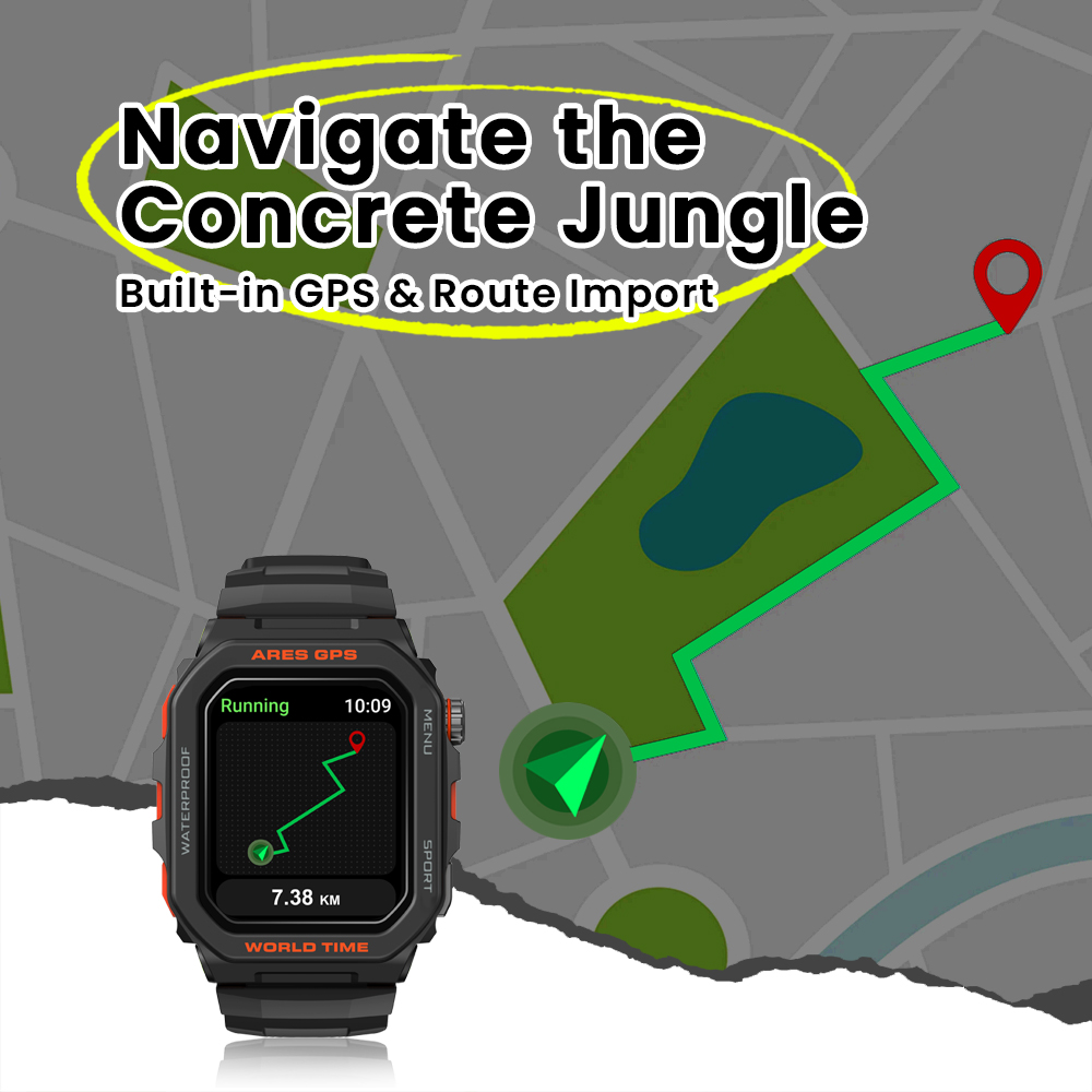 New Zeblaze Ares GPS Smart Wat - Smartwatch Instagram review and price
