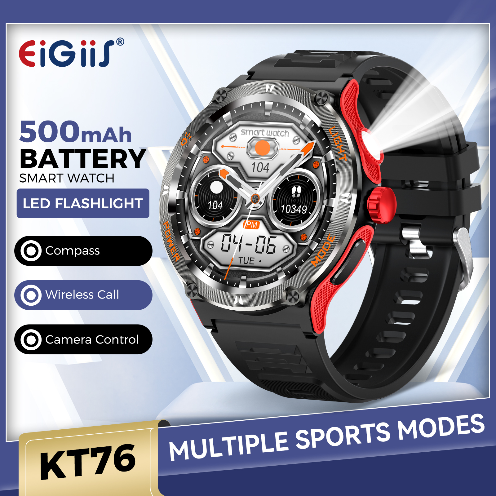 EIGIIS Smart Watch 3ATM Waterp - Smartwatch Face review and price