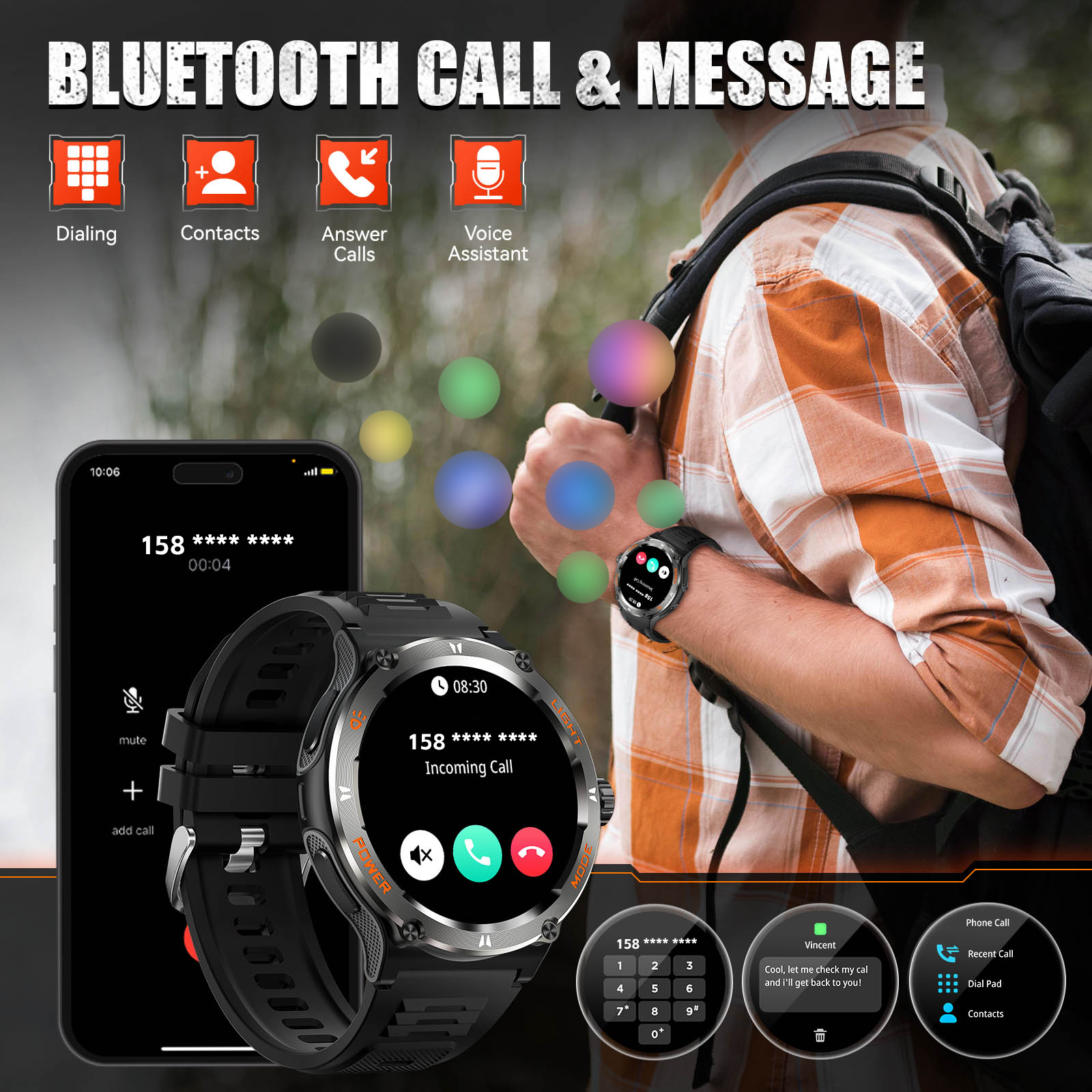 EIGIIS Smart Watch 3ATM Waterp - Smartwatch Face review and price