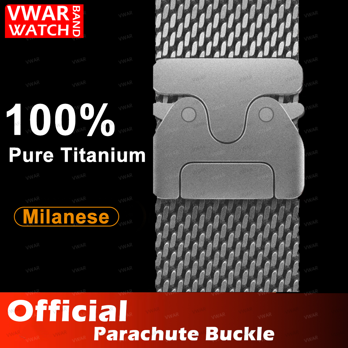 VWAR Titanium Milanese loop fo - Milanaise Mesh Band review and price