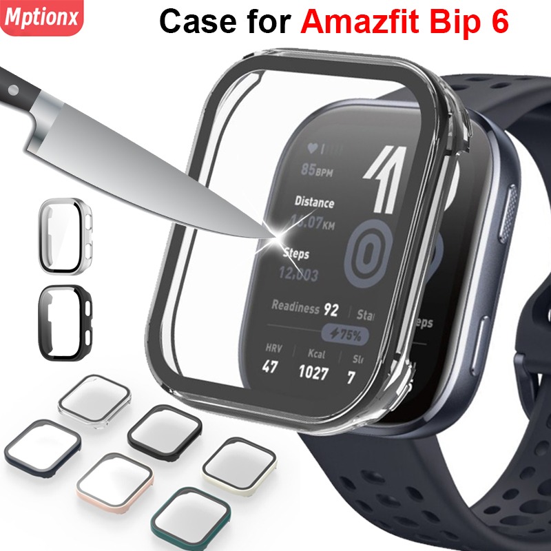 Glass+Cover For Amazfit Bip 6  - Amazfit Smartwatch Accessories review and price