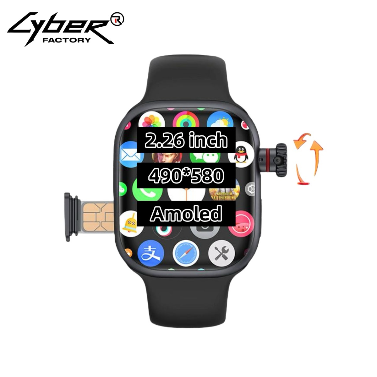 CD99 Smart Watch 8GB RAM AMOLE - Smartwatch Instagram review and price
