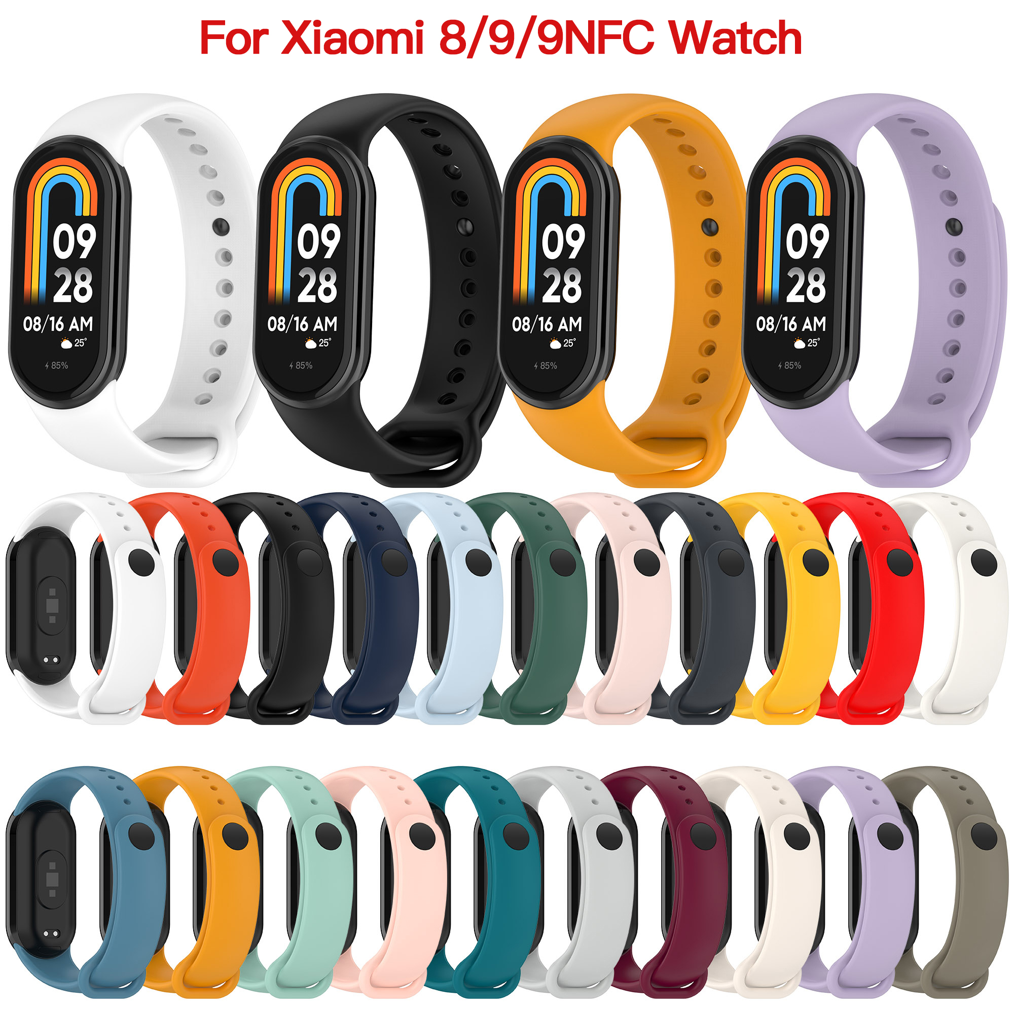 Silicone Strap For Xiaomi Mi B - Smartwatch Nexus review and price