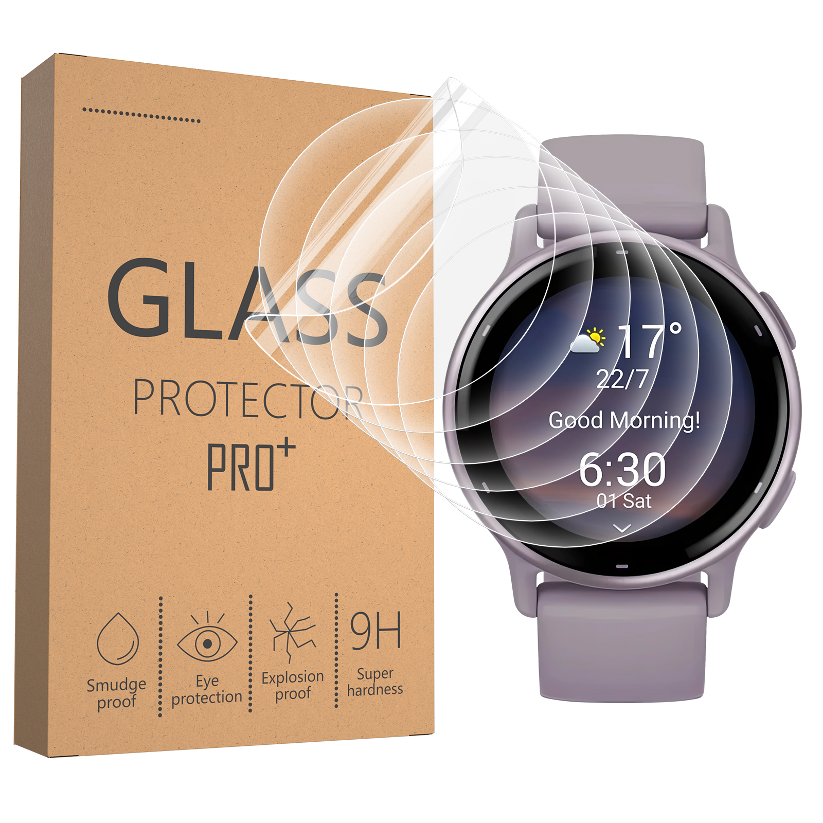 Soft Clear Protective Film For - Smartwatch Icon review and price