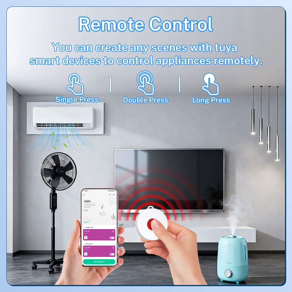 Tuya ZigBee Smart Button IP65  - Smart Accessories review and price