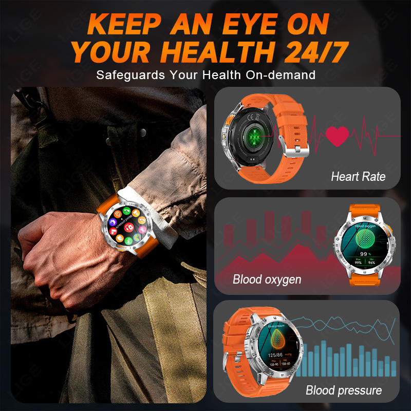 LIGE 1.43 Inch AMOLED Screen B - Smartwatch Instagram review and price