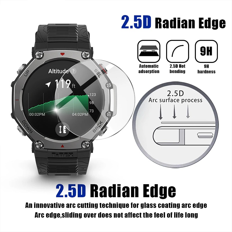 Tempered Glass for Amazfit T R - Amazfit Smartwatch Accessories review and price