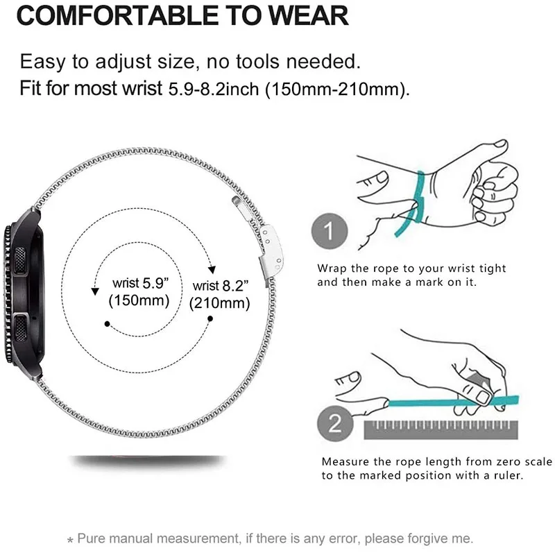 22mm Buckle Milanese Strap For - Xiaomi Smartwatch S3 Accessories review and price