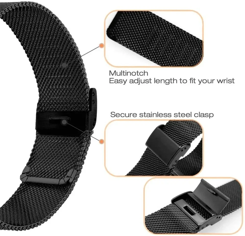 22mm Buckle Milanese Strap For - Xiaomi Smartwatch S3 Accessories review and price