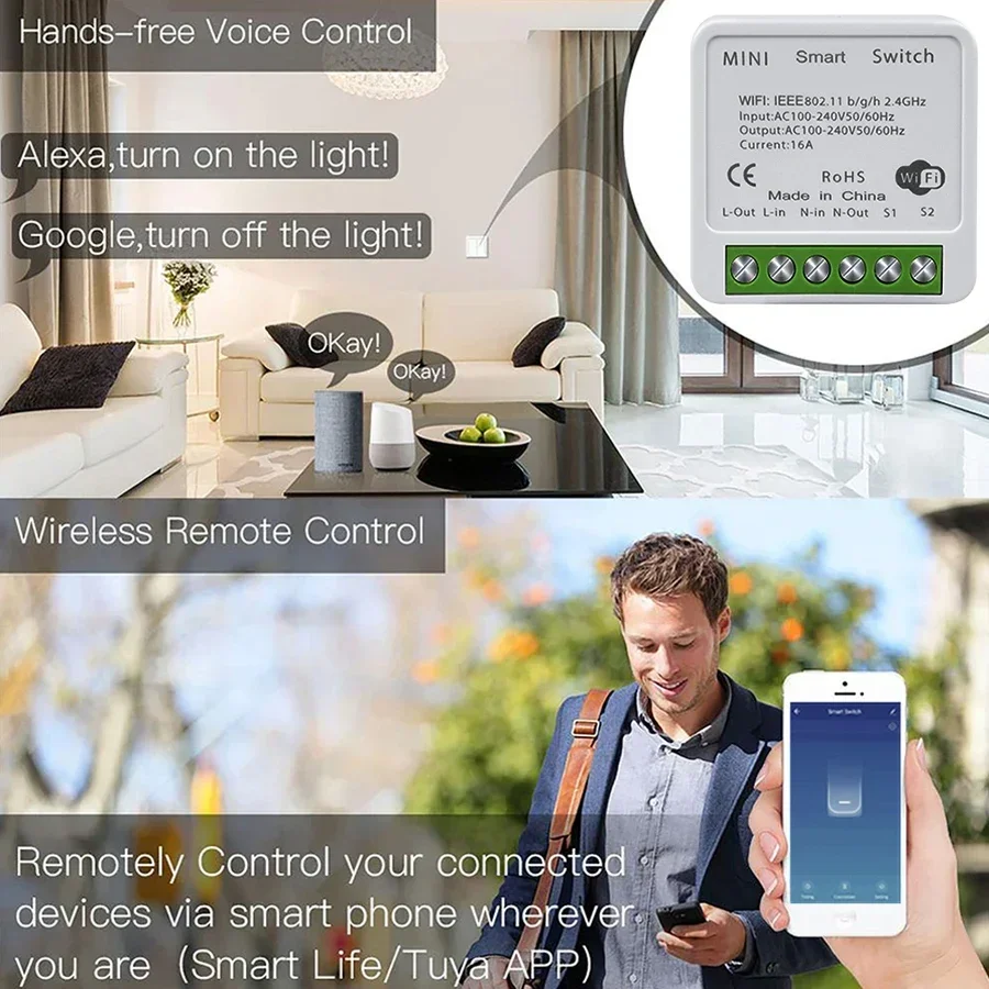 Tuya WiFi Smart Switch Module  - Smart Accessories review and price