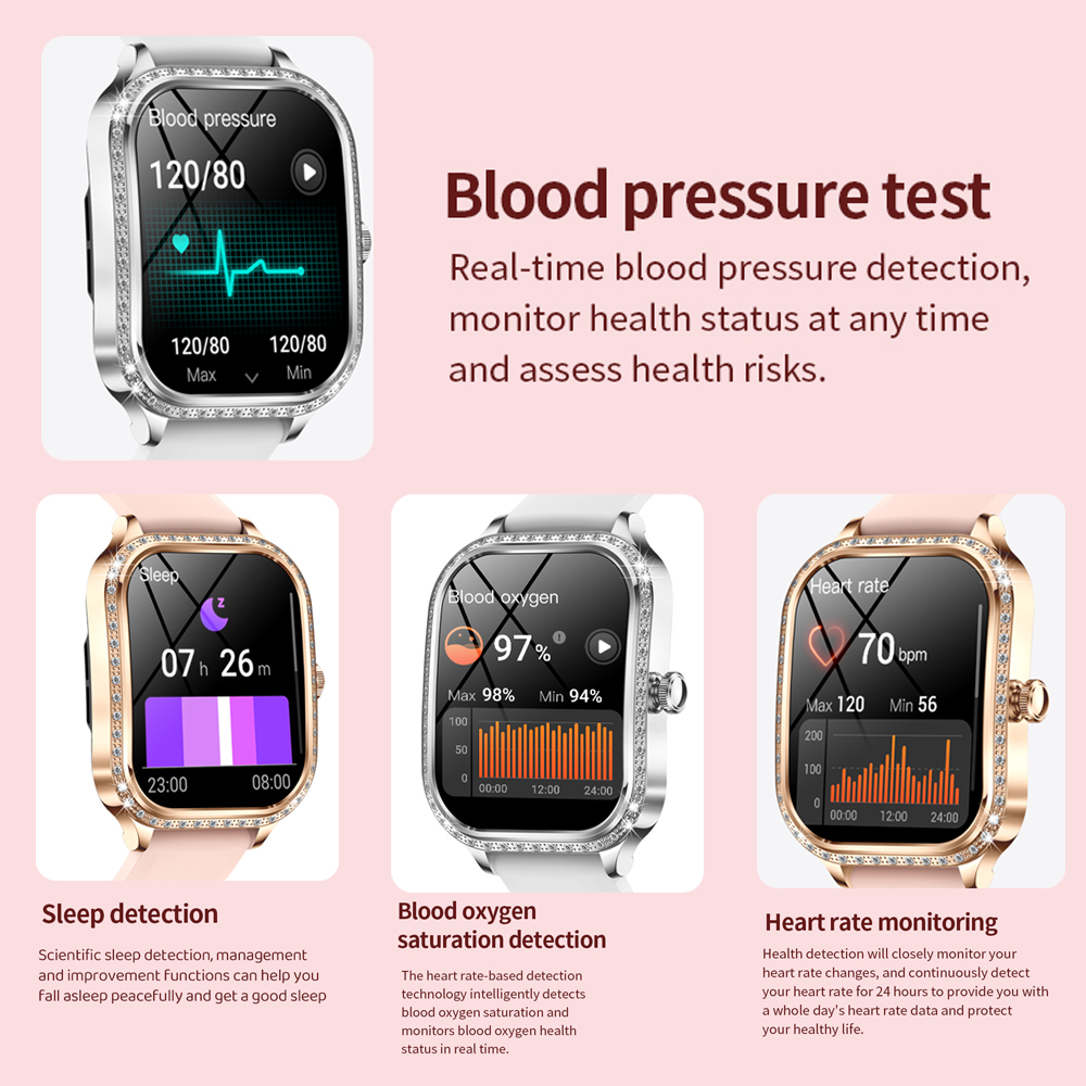 2026 New Fashion Women Diamond - Smartwatch Face review and price
