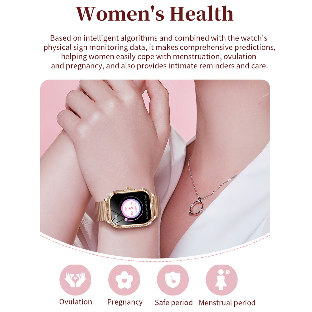 2026 New Fashion Women Diamond - Smartwatch Face review and price