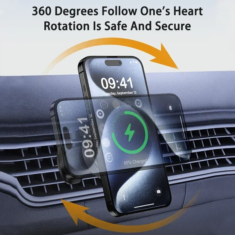 2 IN 1 Magnetic Wireless Car C - Wireless Charger Watch review and price