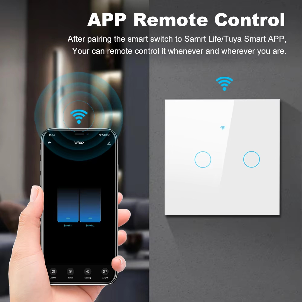 1 2 3 4 Gang WiFi RF 433mhz To - Smart Accessories review and price