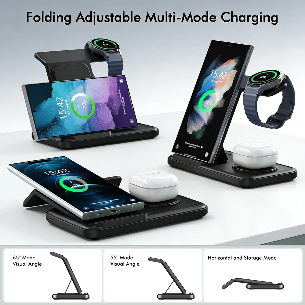 3 IN 1 Wireless Charger Statio - Wireless Charger Watch review and price