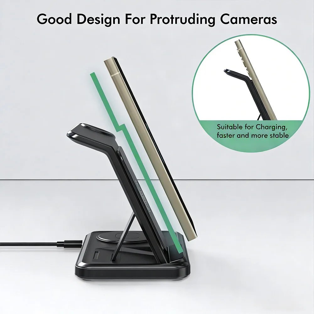 3 IN 1 Wireless Charger Statio - Wireless Charger Watch review and price