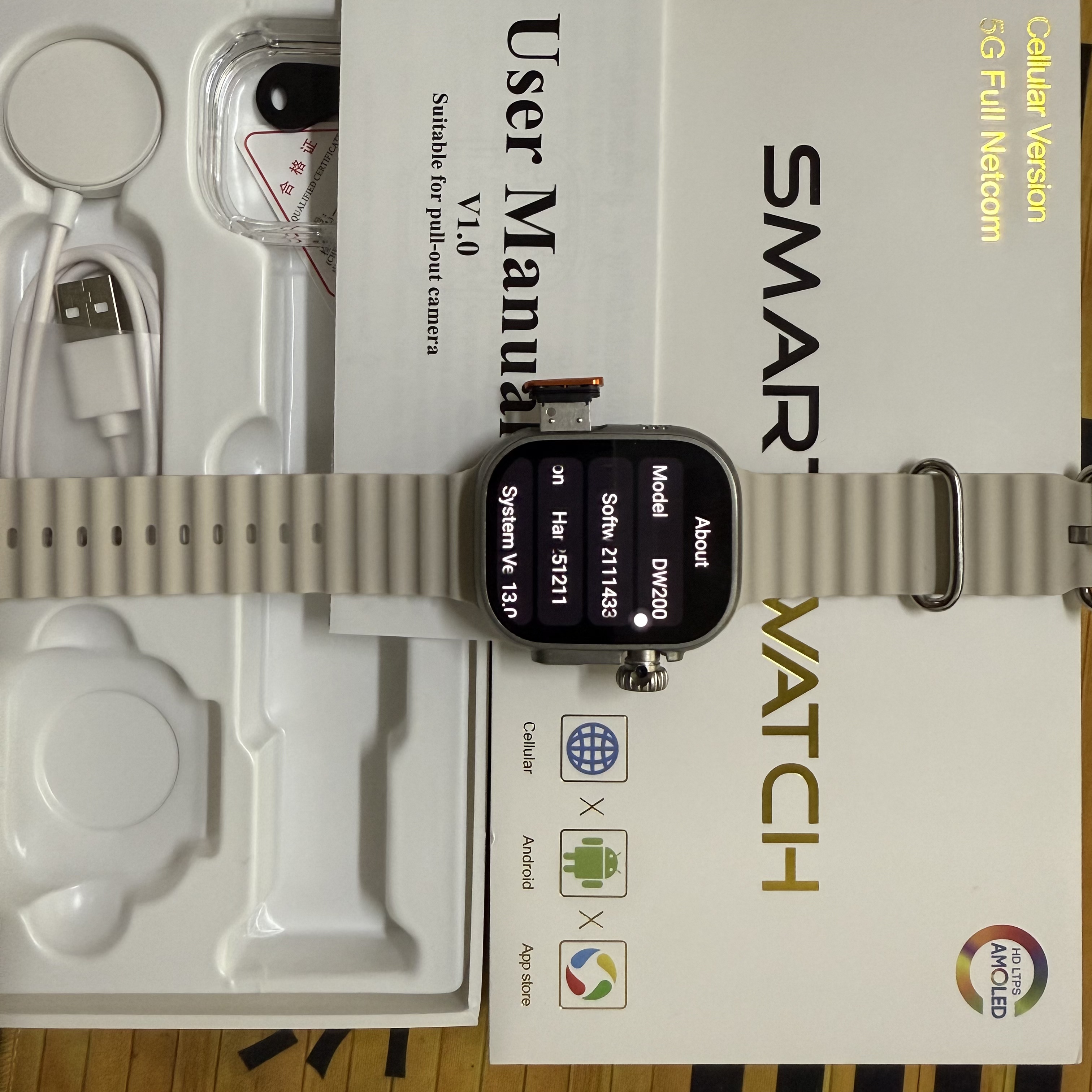 DW200 Smartwatch Men WIFI Touc - Smartwatch Nexus review and price