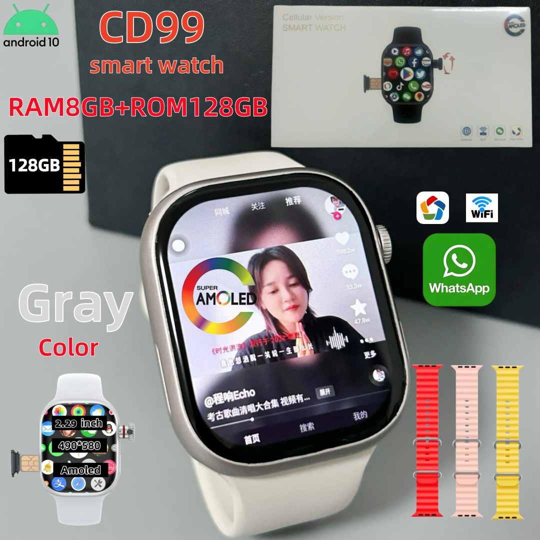 CD99 Smart Watch 8GB RAM AMOLE - Smartwatch Instagram review and price