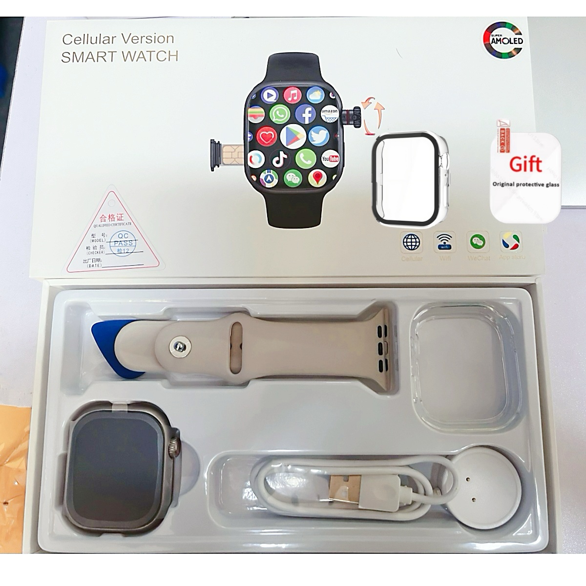 CD99 Smart Watch 8GB RAM AMOLE - Smartwatch Instagram review and price