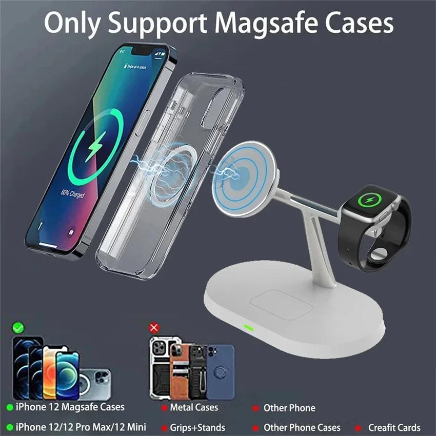 Magnetic Wireless Charger Stan - Wireless Charger Watch review and price