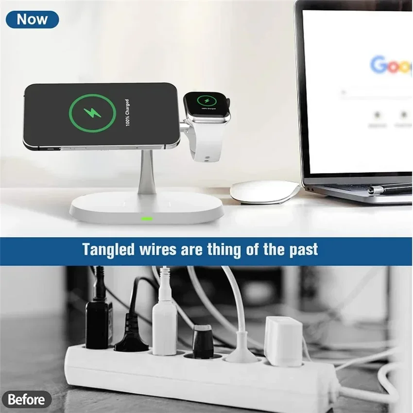 Magnetic Wireless Charger Stan - Wireless Charger Watch review and price