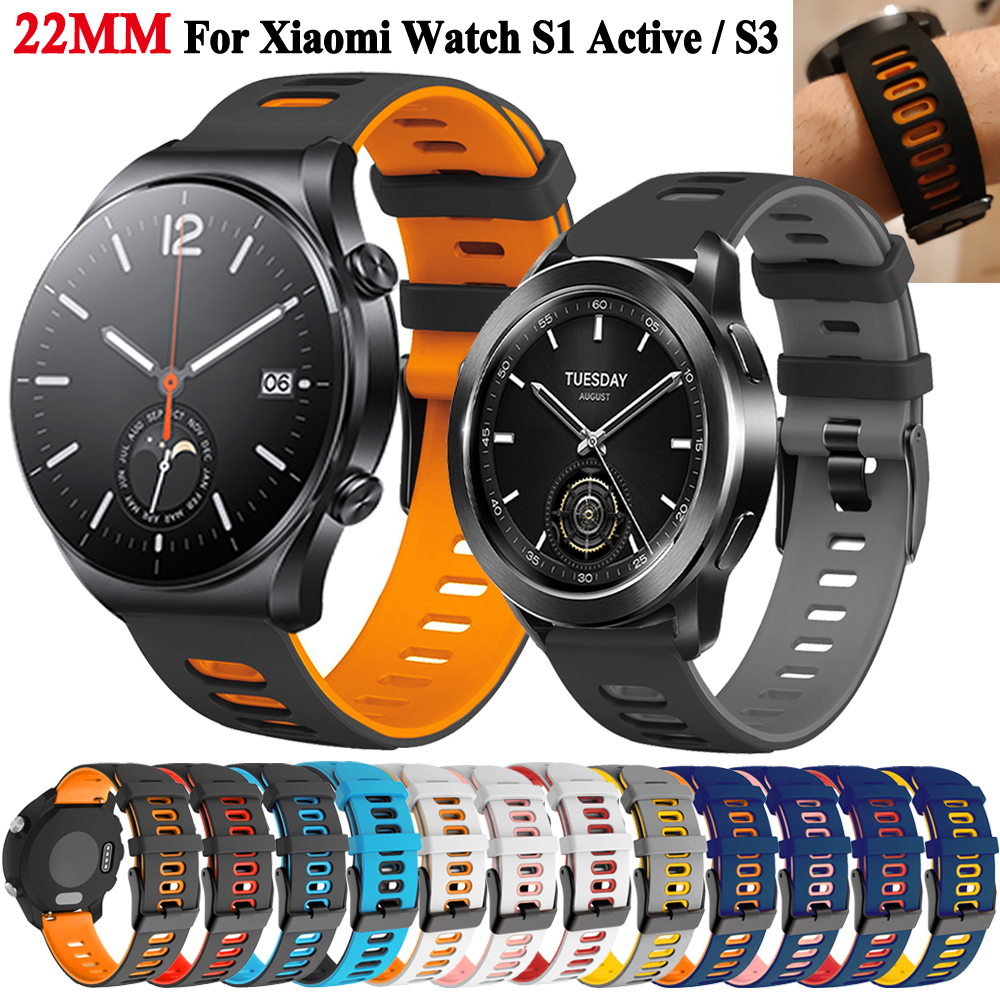 22mm Soft Silicone Watchband F - Xiaomi Smartwatch S3 Accessories review and price