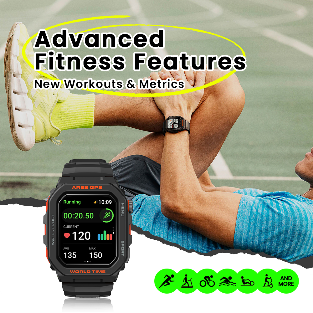 New Zeblaze Ares GPS Smart Wat - Smartwatch X review and price