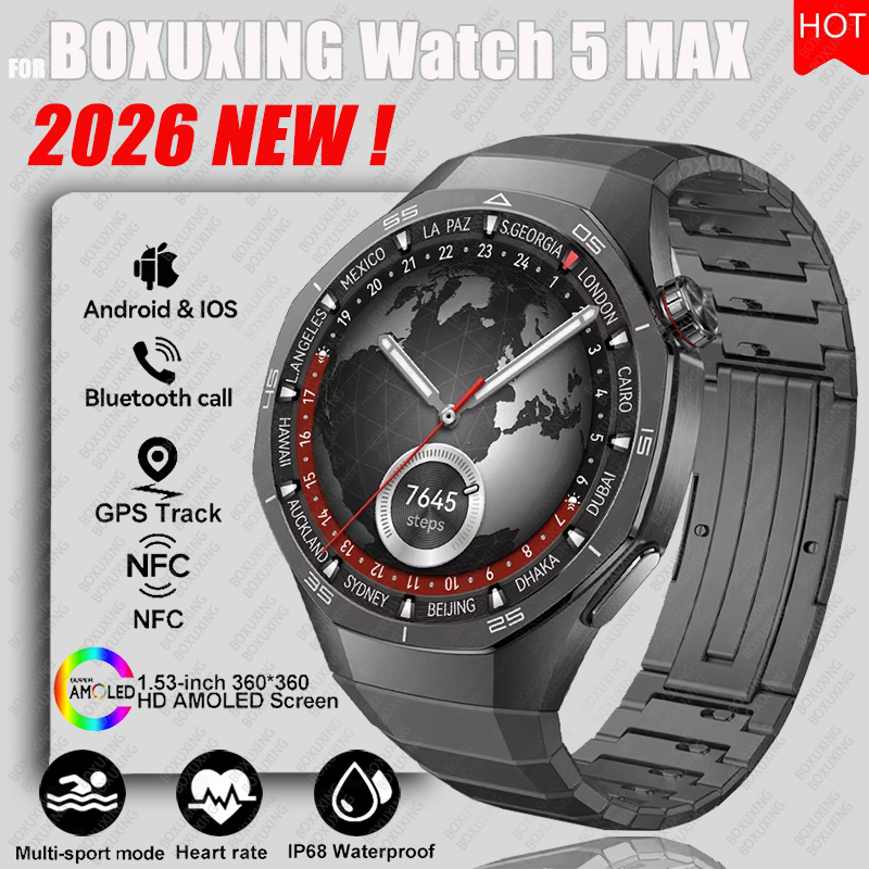 2026 New BOXUXING Watch 5 MAX  - Smartwatch Instagram review and price