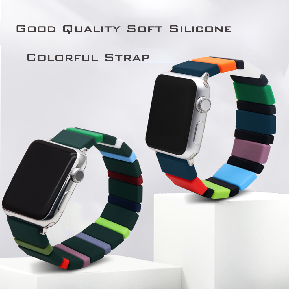 Silicone Strap for Apple Watch - Smartwatch Accessories Shop review and price
