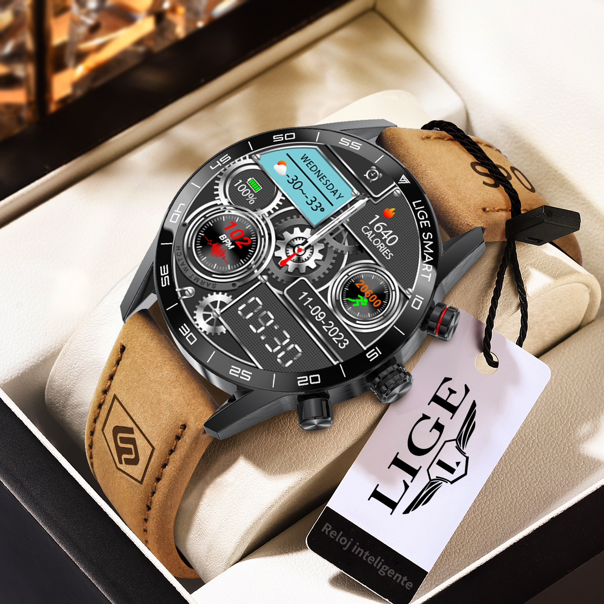 LIGE 2024 New Rugged Military  - Smartwatch Instagram review and price