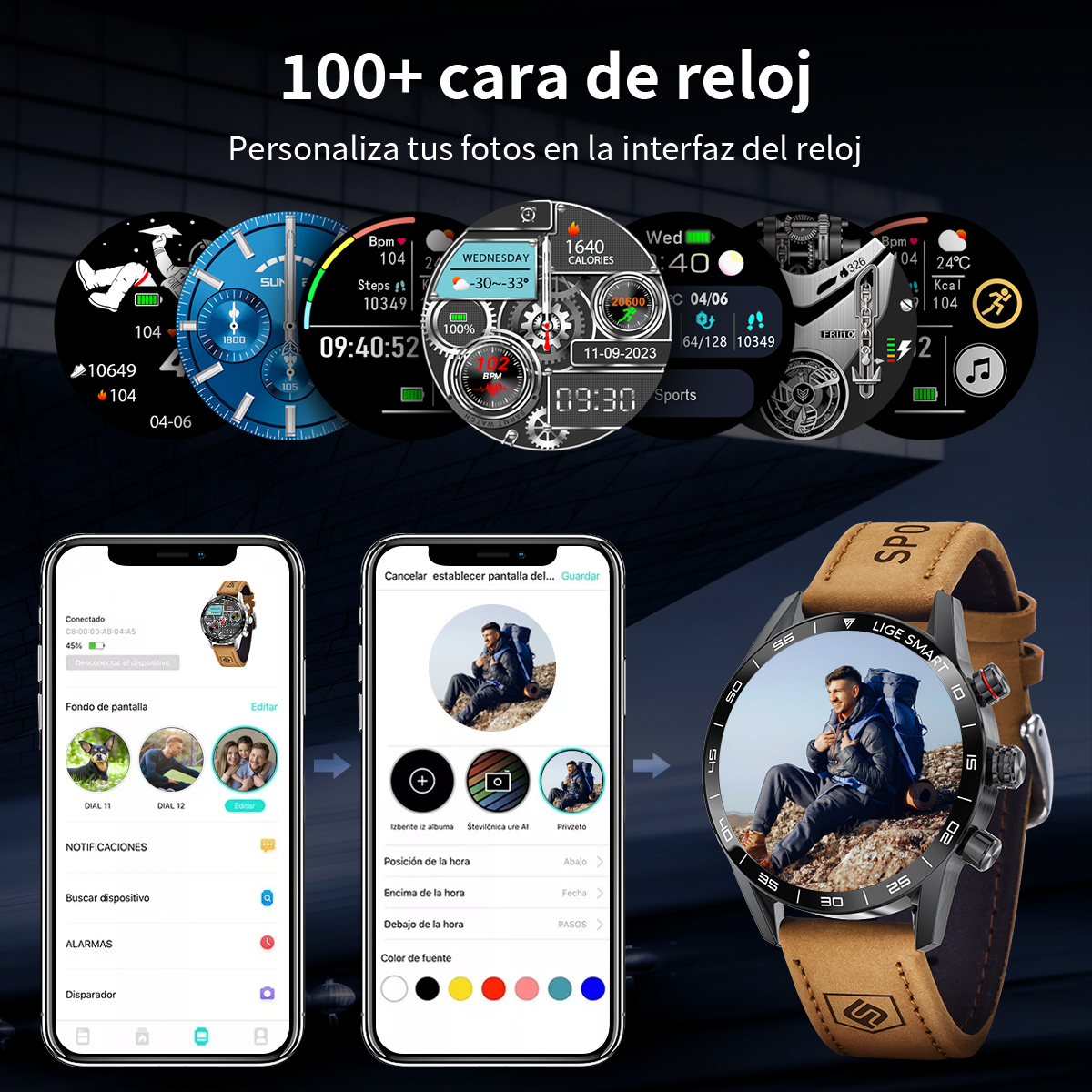 LIGE 2024 New Rugged Military  - Smartwatch Instagram review and price