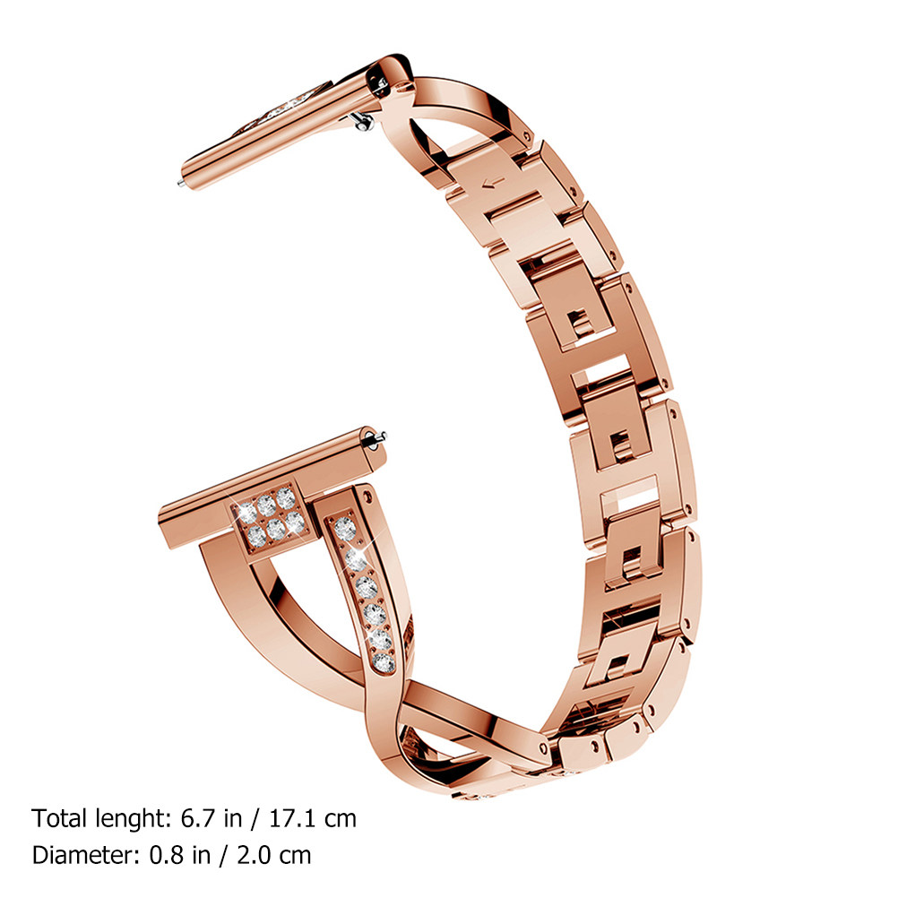 1Pcs X-Shaped Rhinestones Watc - Smartwatch Accessories Shop review and price