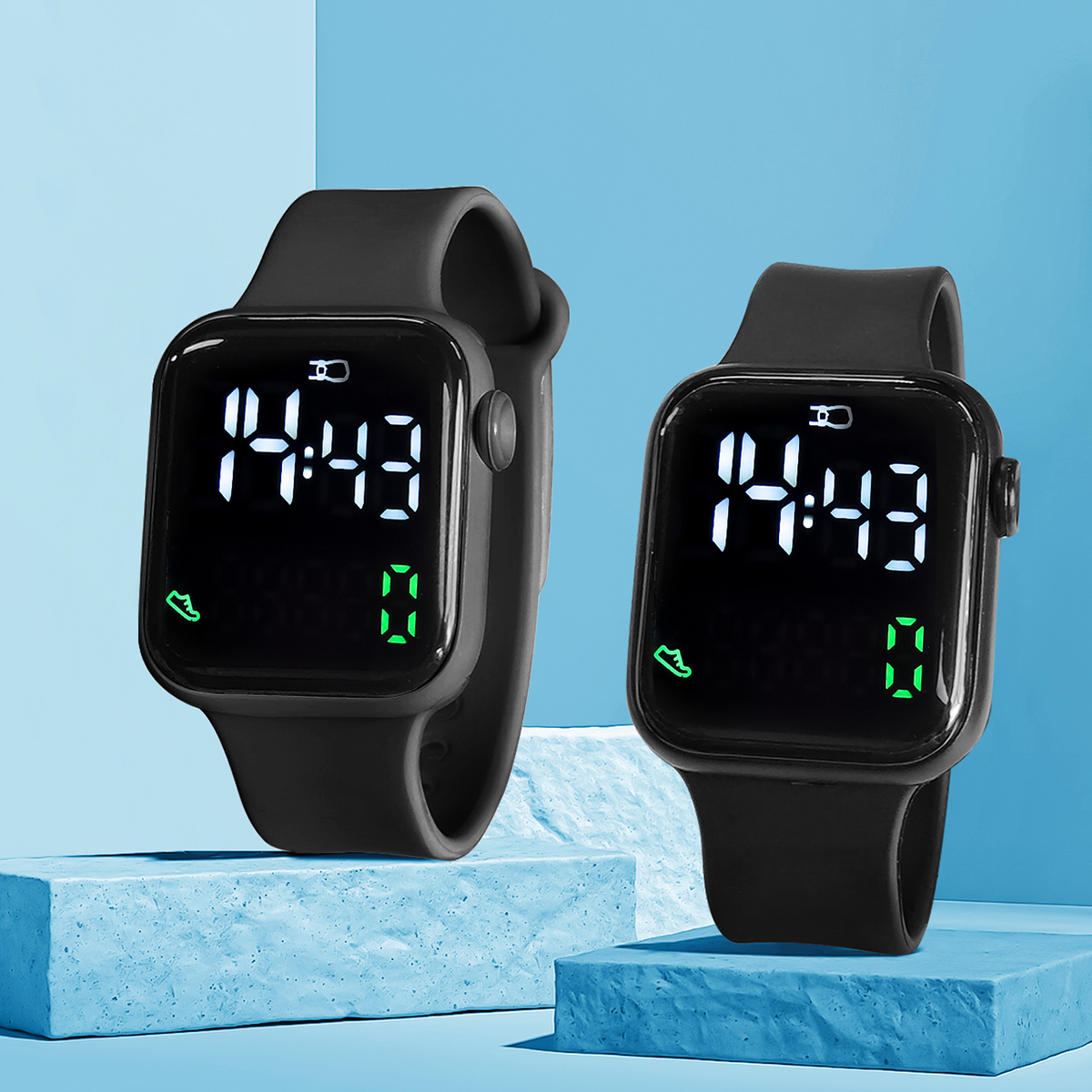 New 2PCS Student Minimalist Sm - Smartwatch Icon review and price