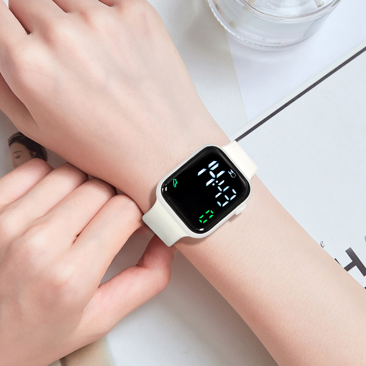 New 2PCS Student Minimalist Sm - Smartwatch Icon review and price