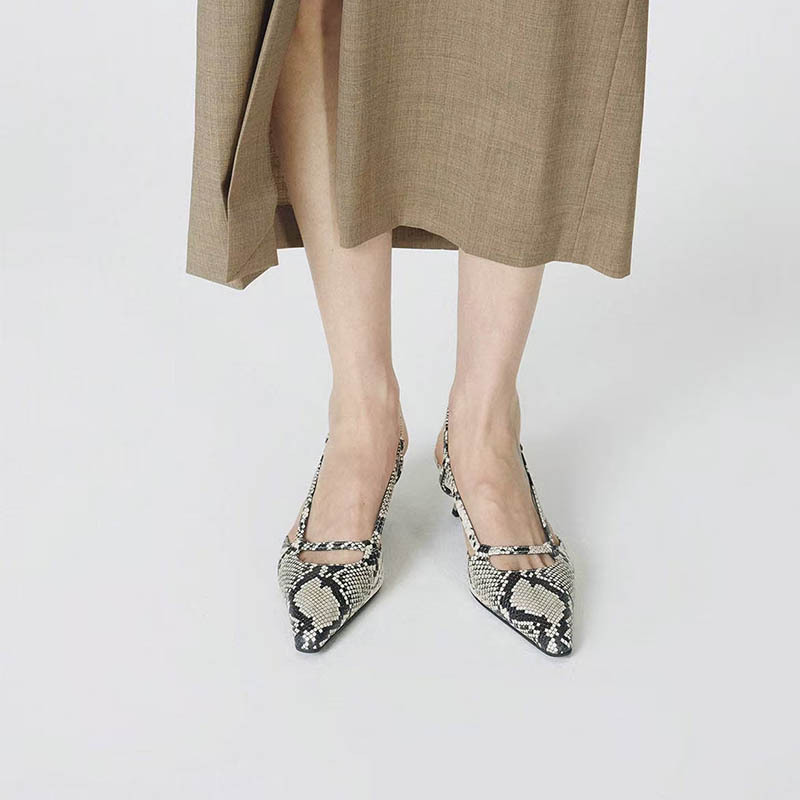 Women's Slingback Pointed Toe  - Leather Classic Strap review and price
