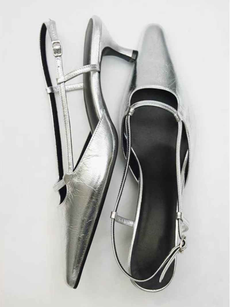 Women's Slingback Pointed Toe  - Leather Classic Strap review and price