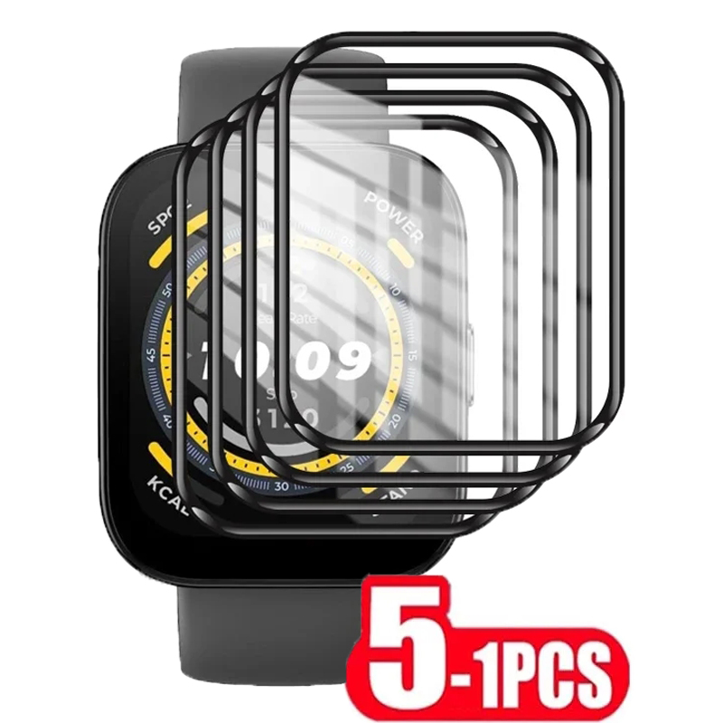 1-5Pcs Screen Protector For Am - Amazfit Smartwatch Accessories review and price