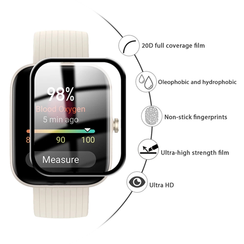 1-5Pcs Screen Protector For Am - Amazfit Smartwatch Accessories review and price