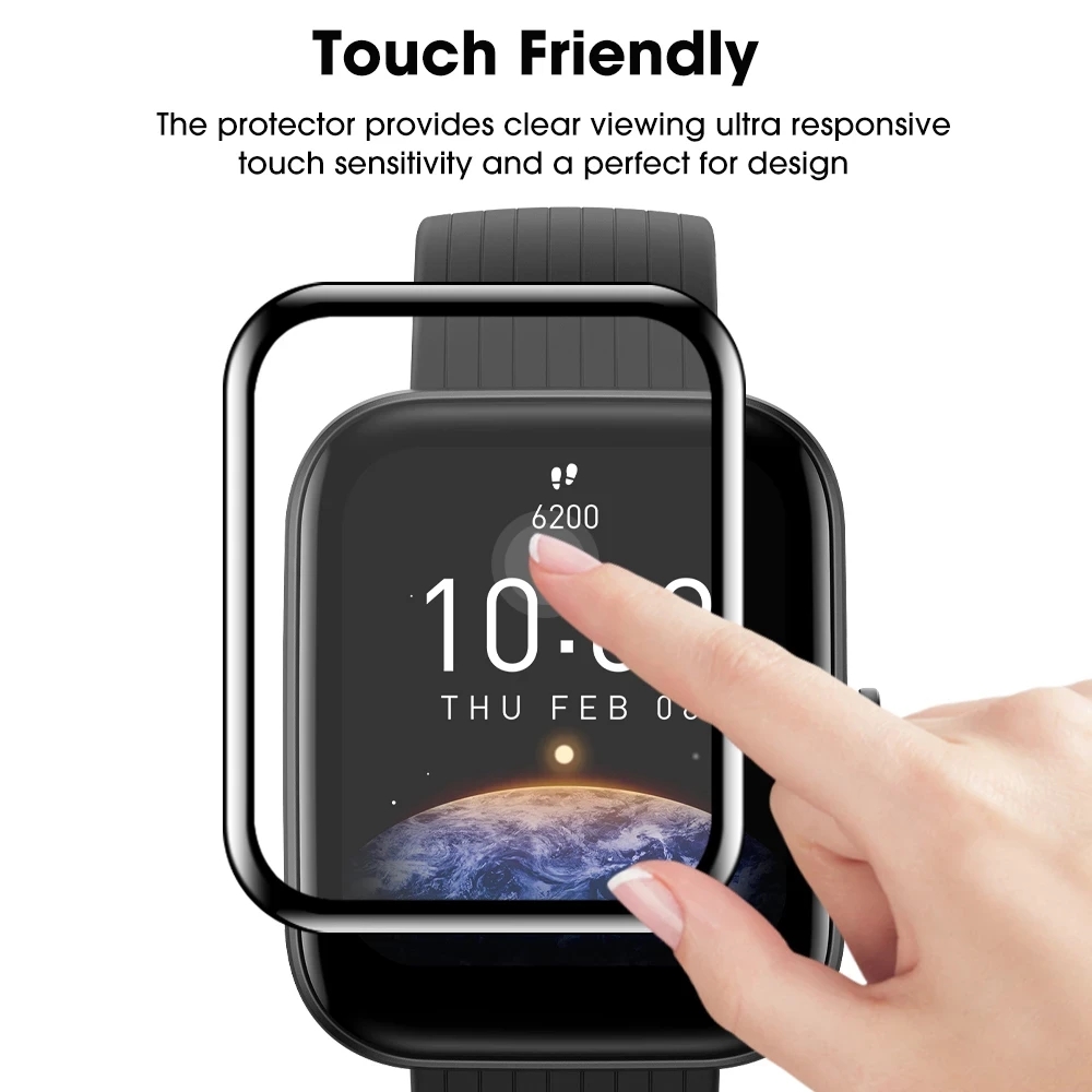 1-5Pcs Screen Protector For Am - Amazfit Smartwatch Accessories review and price