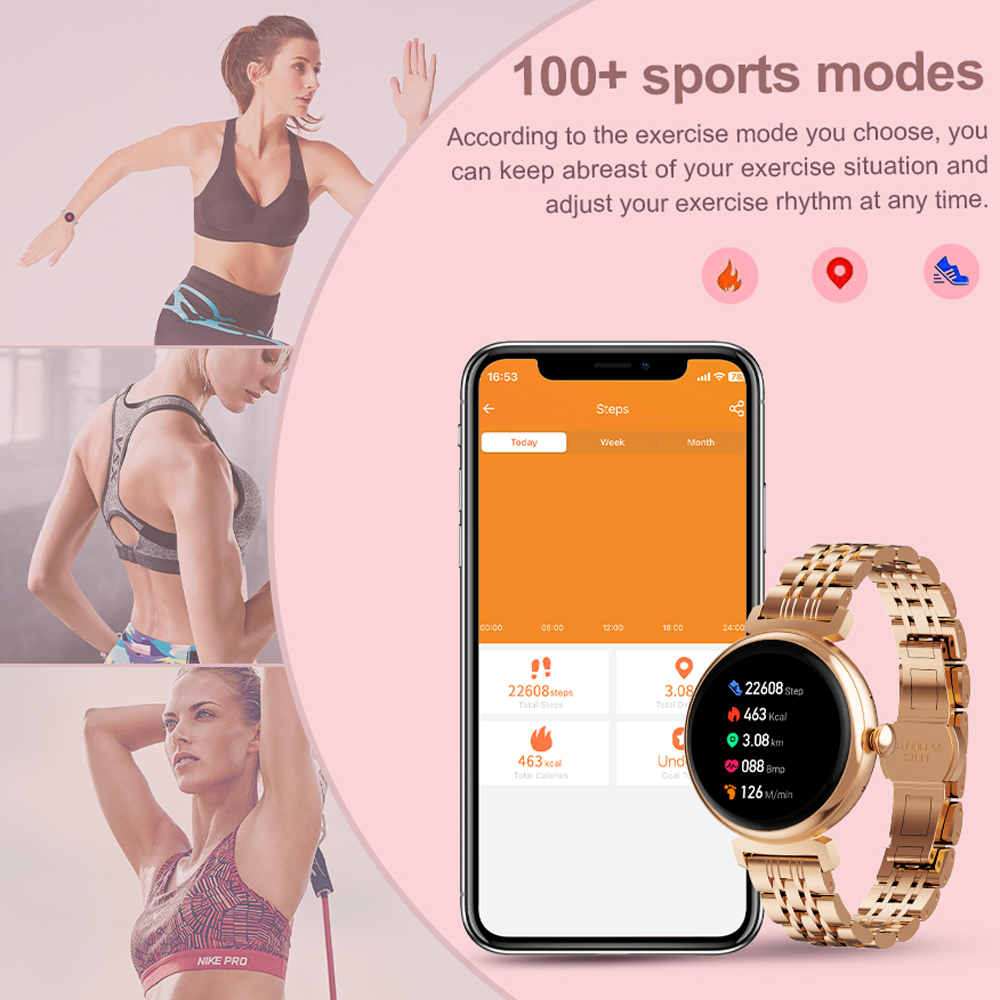 1.04 inch AMOLED Screen Fashio - Smartwatch Face review and price