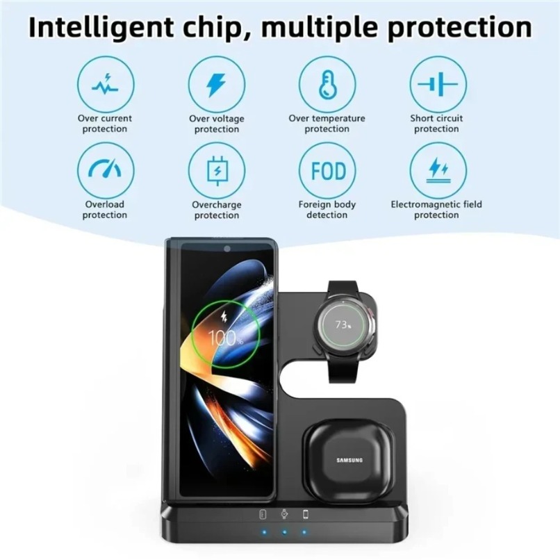3 in 1 Wireless Charger Statio - Wireless Charger Watch review and price