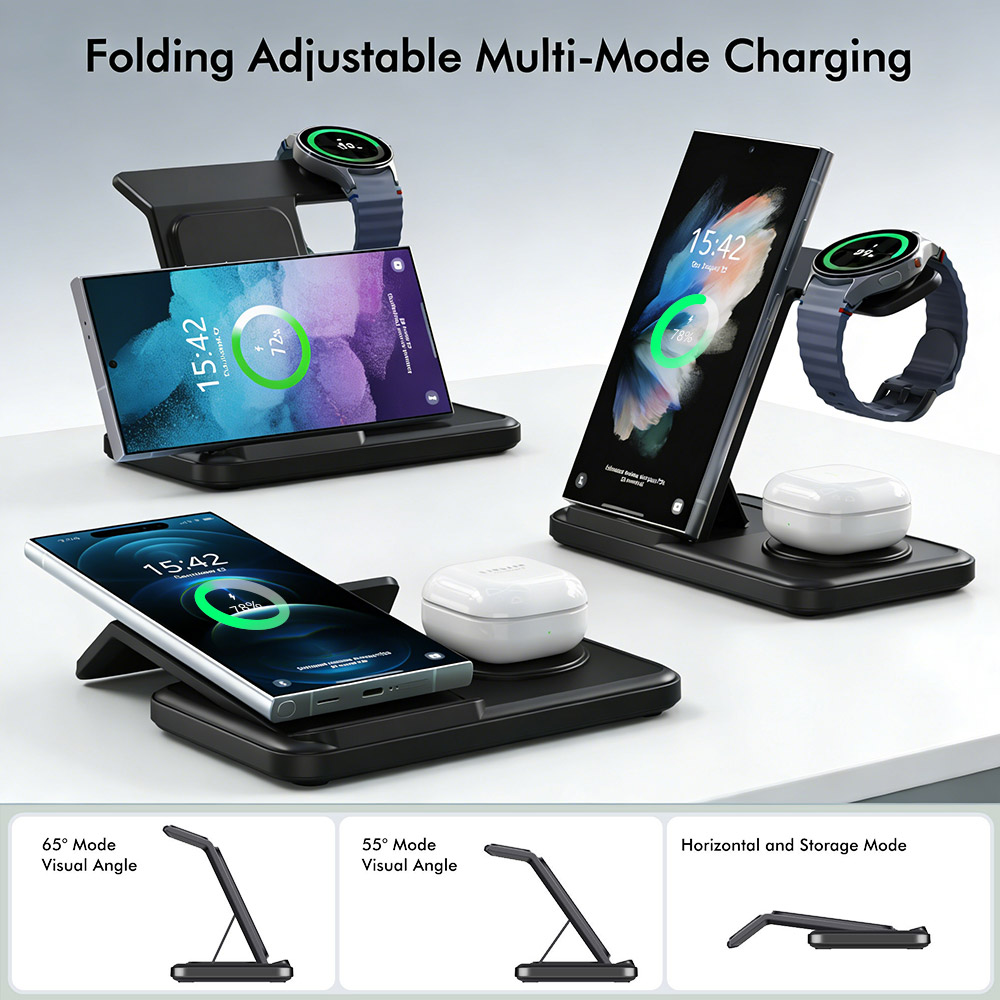 3 in 1 Wireless Charger Stand  - Wireless Charger Watch review and price